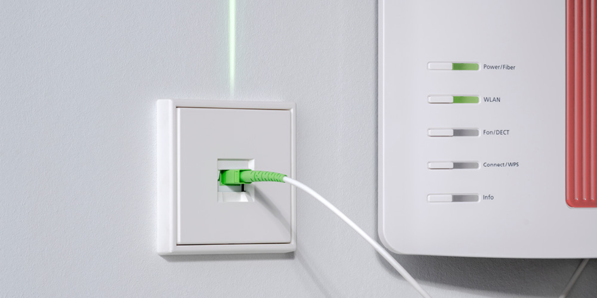Die neuen Glasfaser-Anschlussdosen bei Elektro Weis GmbH in Buchen-Hettingen