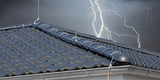 Äußerer Blitzschutz bei Elektro Weis GmbH in Buchen-Hettingen